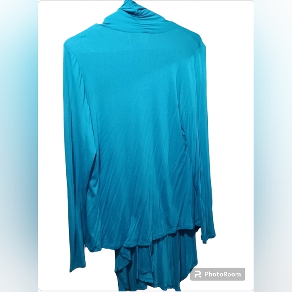 MOA Collection Lightweight Cardigan Turquoise 😍 NWOT - Picture 2 of 2